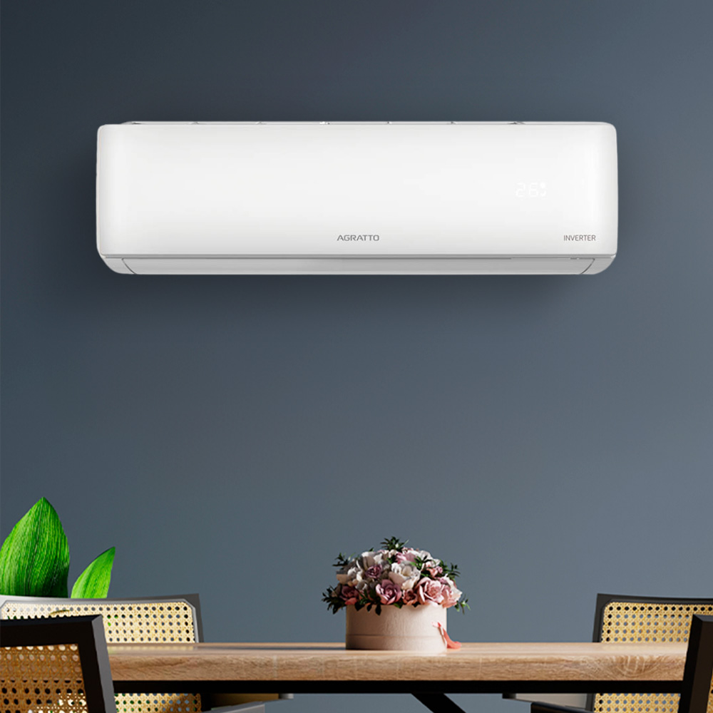 Ar Condicionado Split Hi Wall - Inverter R-32 - Zen - Agratto - 24.000 BTUs - Quente/Frio - 220V Monofásico 