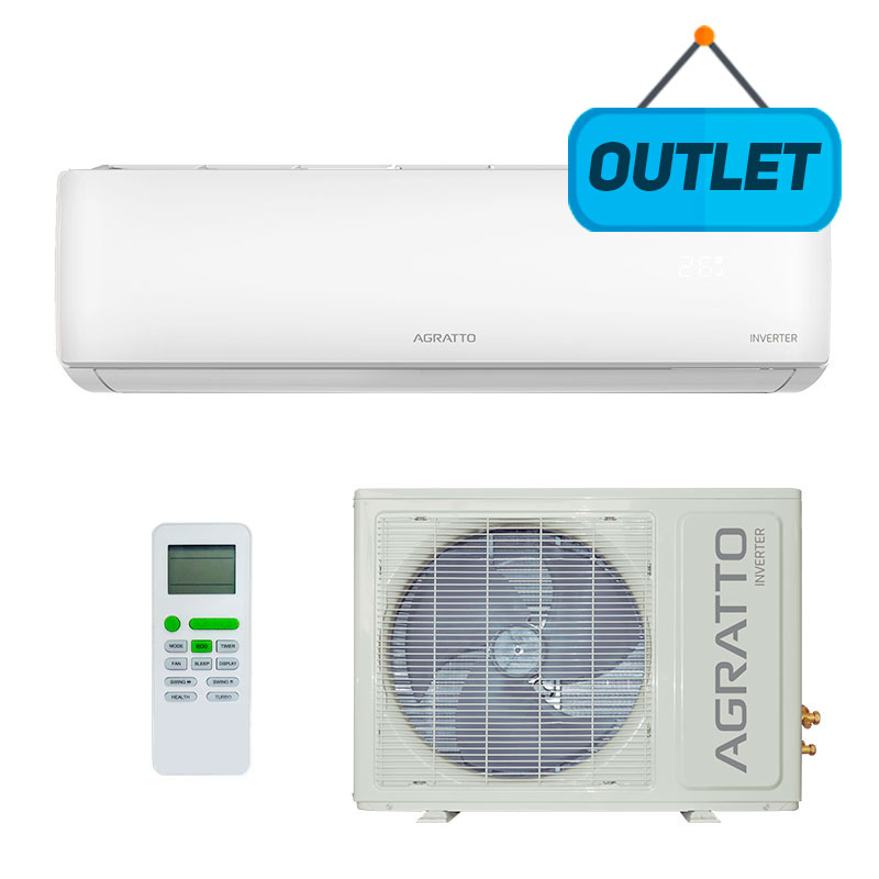 Ar Condicionado Split Hw Inverter Eco Agratto 18000 Btus Frio 220V Monofasico EICS18FR402 - OUTLET3