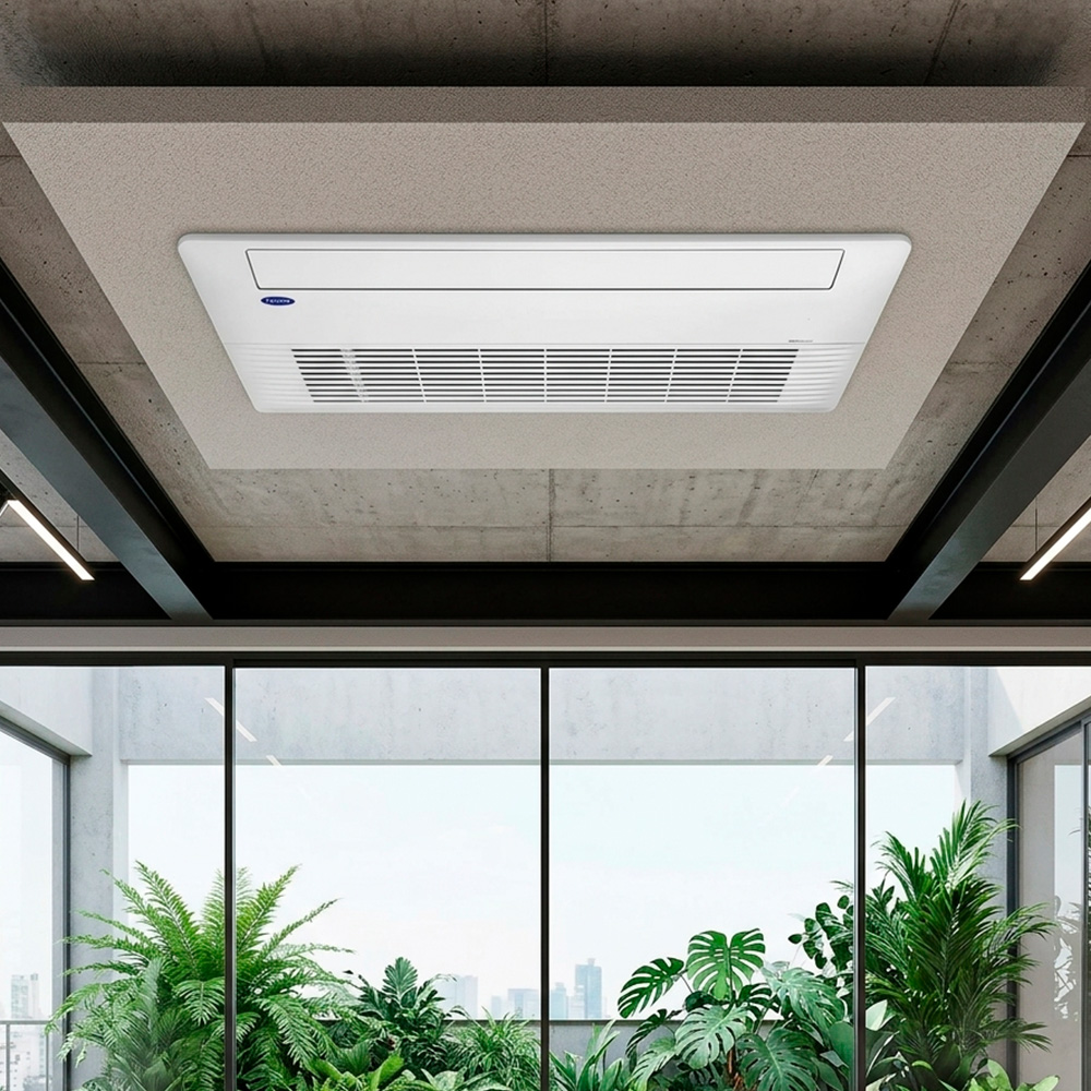 Ar Condicionado Split Cassete 1 Via - Inverter R-32 - Carrier - 24.000 BTUs - Frio - 220V Monofásico