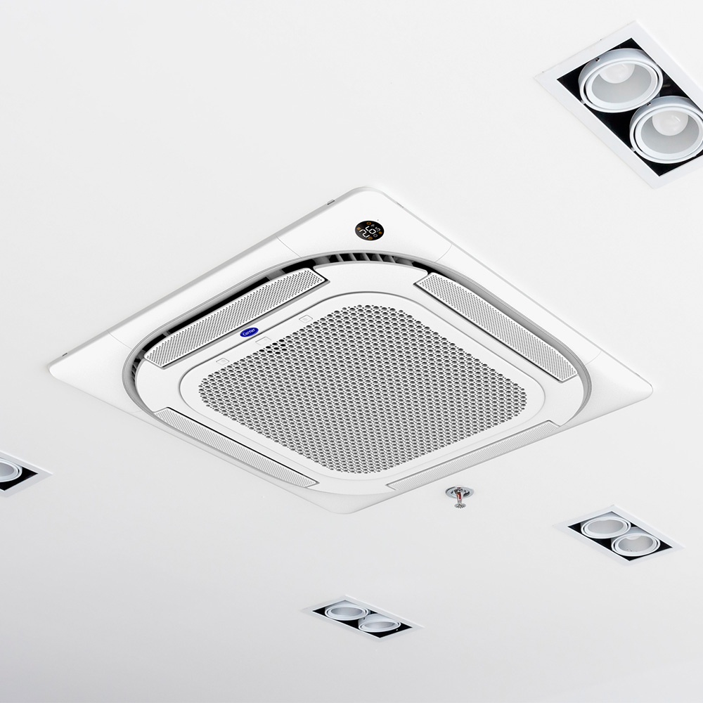 Ar Condicionado Split Cassete 4 Vias - Inverter R-32 - Carrier - 28.000 BTUs - Frio - 220V Monofásico