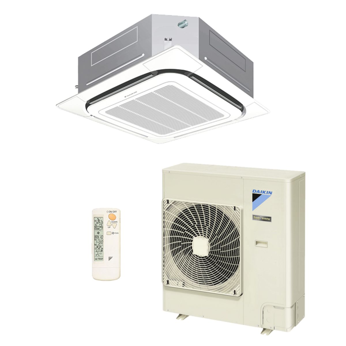 Ar Condicionado Split Cassete Inverter Daikin Sky Air 36000 Btus Quente/frio 220V Monofásico FCQ36AVL