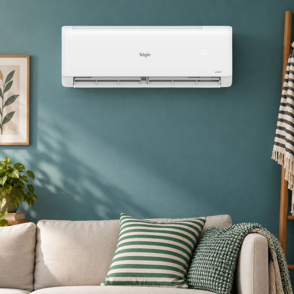 Ar Condicionado Split Hi Wall - Eco Inverter R-32 - Elgin - III Wi-Fi - 18.000 BTUs - Frio - 220V Monofásico
