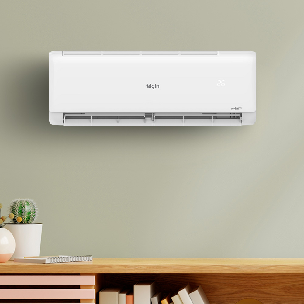Ar Condicionado Split Hi Wall - Inverter R-32 - Elgin - Eco II - 9.000 BTUs - Frio - 220V Monofásico Ar Condicionado Split Hi Wall - Inverter R-32 - Elgin - Eco II - 9.000 BTUs - Frio - 220V Monofásico