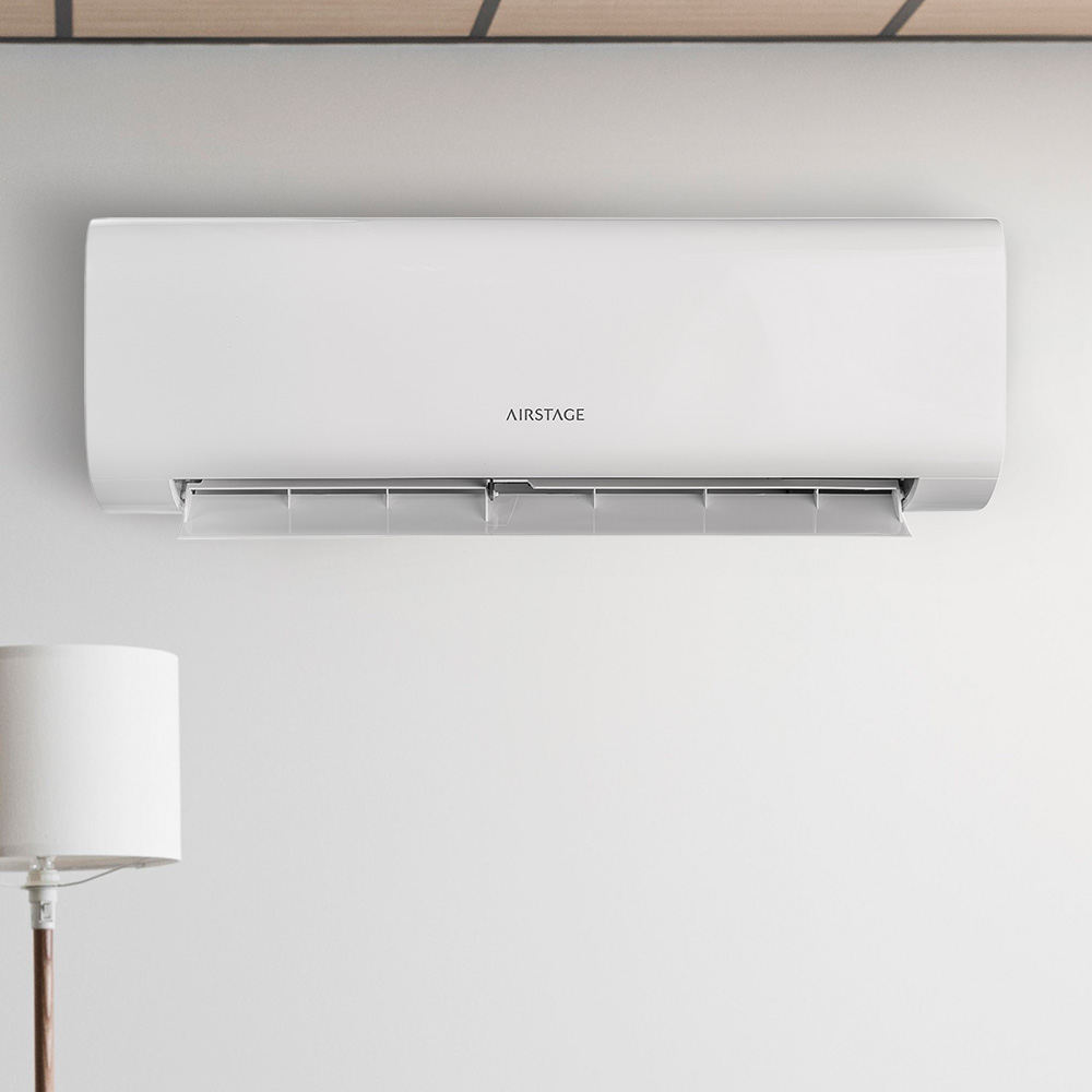 Ar Condicionado Split Hi Wall - Inverter R-32 - Fujitsu - Airstage Essencial - 9.000 BTUs - Quente/Frio - 220V Monofásico Ar Condicionado Split Hi Wall - Inverter R-32 - Fujitsu - Airstage Essencial - 9.000 BTUs - Quente/Frio - 220V Monofásico