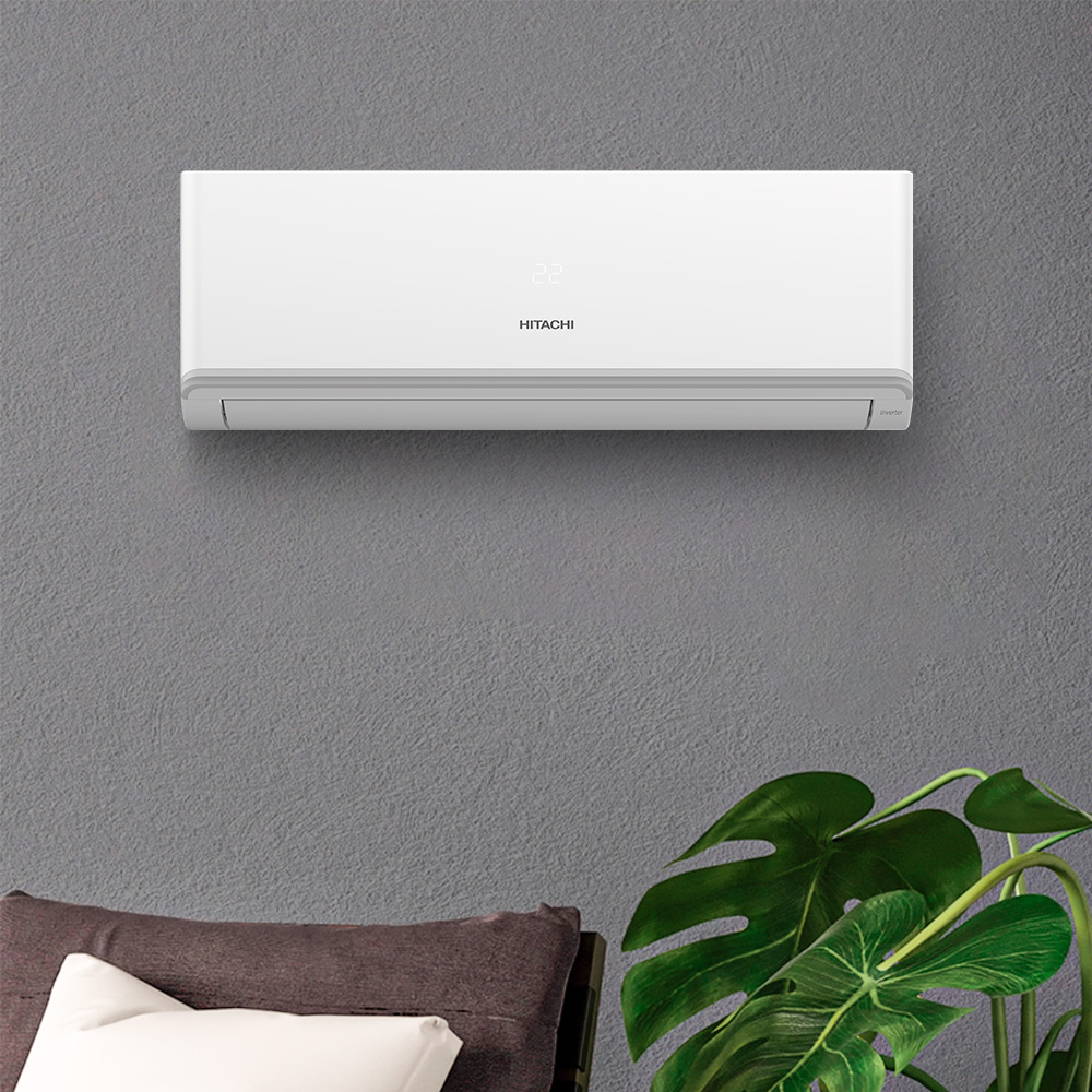 Ar Condicionado Split Hi Wall - Inverter R-32 - Airhome 600 - Hitachi - 9.000 BTUs - Quente/Frio - 220V Monofásico
