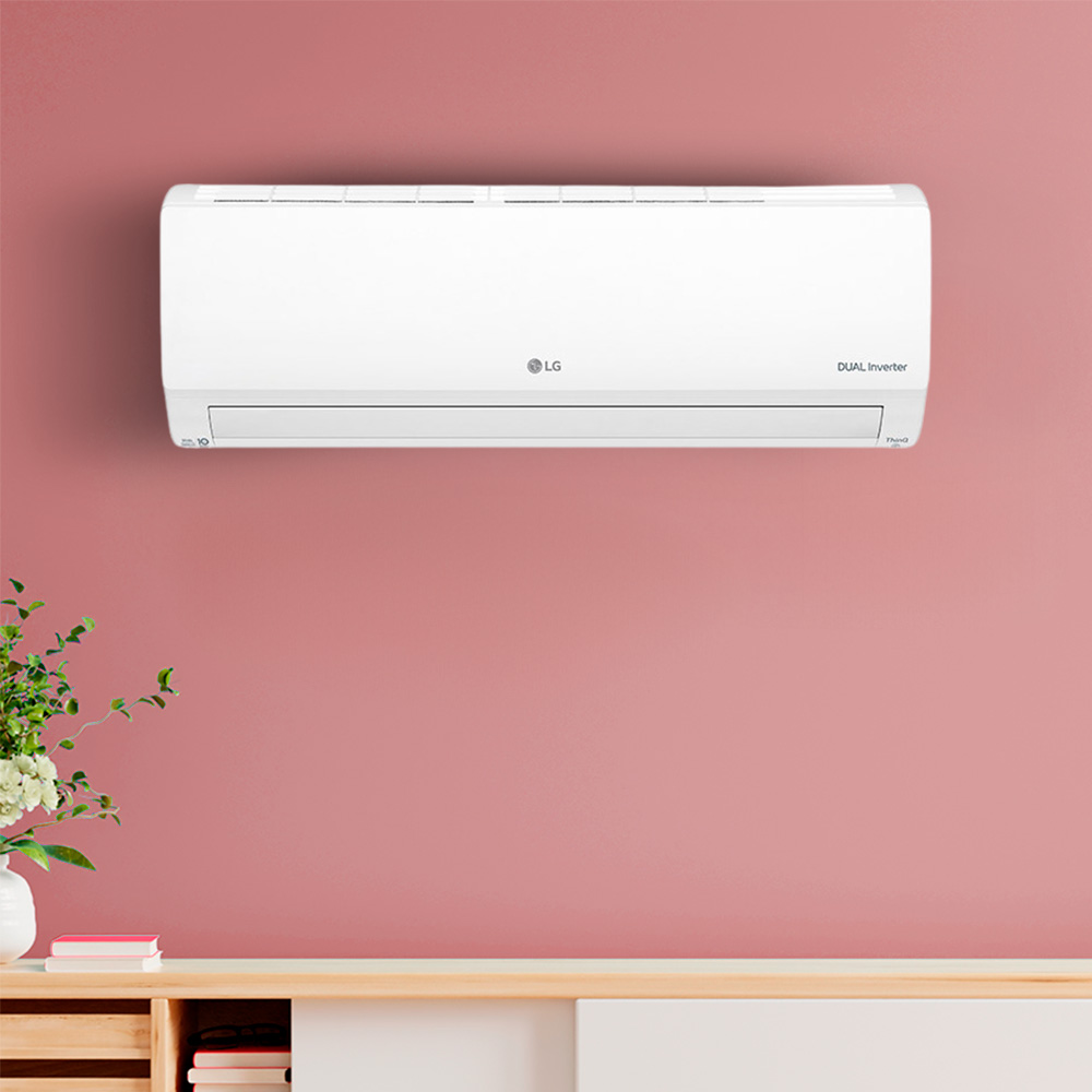 Ar Condicionado Split Hi Wall - Inverter R-32 - LG - Dual Inverter Voice + IA - 9.000 BTUs - Quente/Frio - 220V Monofásico