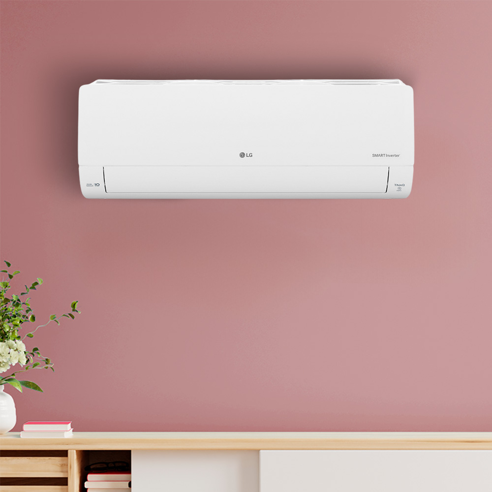 Ar Condicionado Split Hi Wall - Inverter R-32 - LG - Dual Inverter Voice +AI - 9.000 BTUs - Frio - 127V Monofásico