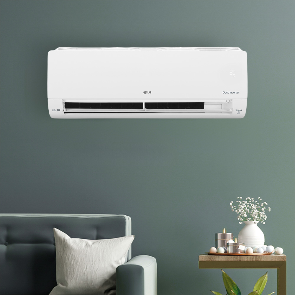 Ar Condicionado Split Hi Wall - Inverter R-32 - LG - Dual Voice + IA - 9.000 BTUs - Quente/Frio - 220V Monofásico