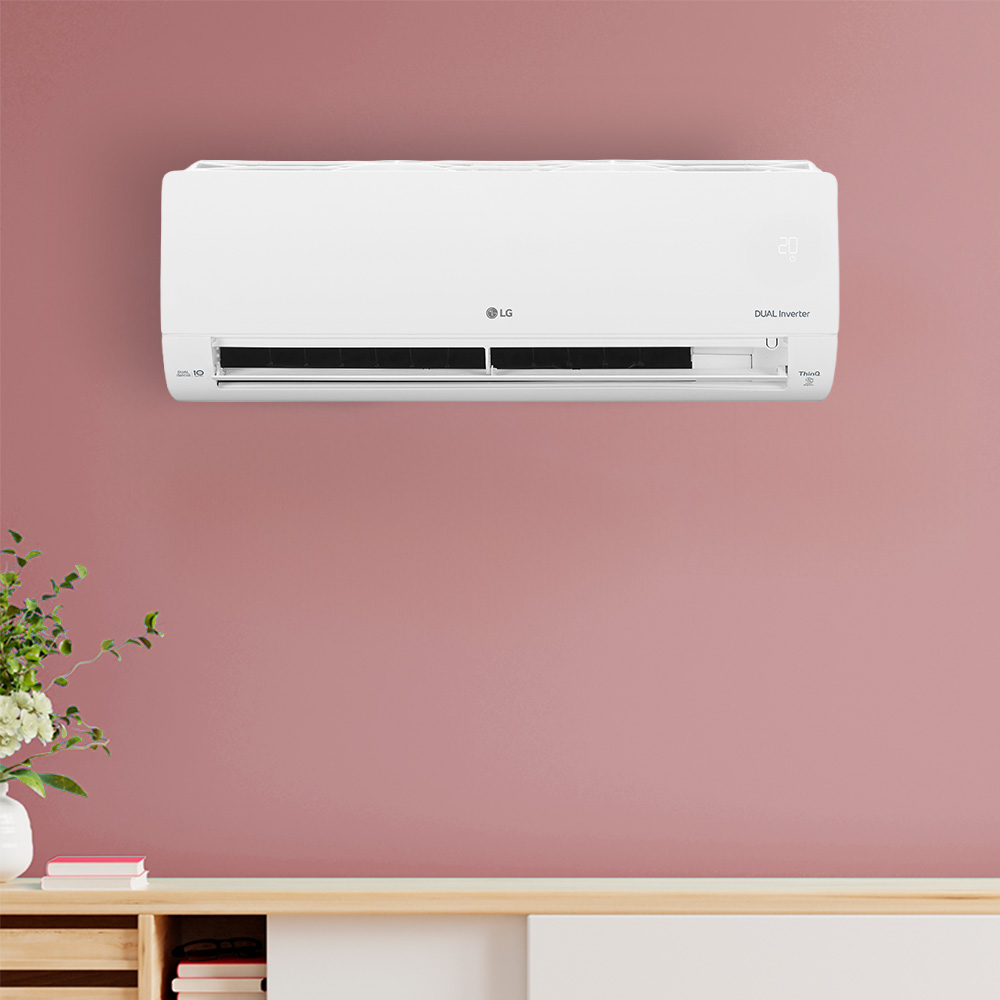 Ar Condicionado Split Hi Wall - Inverter R-32 - LG - Dual Voice + AI - 18.000 BTUs - Frio - 220V Monofásico