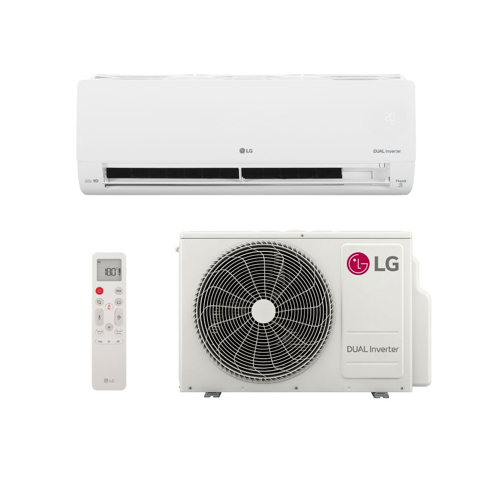 Ar Condicionado Split Hi Wall - Inverter R-32 - LG - Dual Voice + AI - 9.000 BTUs - Frio 127V Monofásico