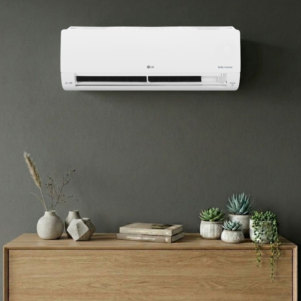 Ar Condicionado Split Hi Wall - Inverter R-32 - LG - Dual Voice + AI - 9.000 BTUs - Frio 127V Monofásico