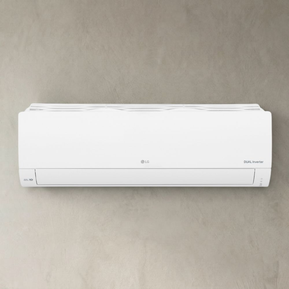 Ar Condicionado Split Hi Wall - Inverter R-32 - LG - Dual Inverter Compact - 9.000 BTUs - Frio - 220V Monofásico