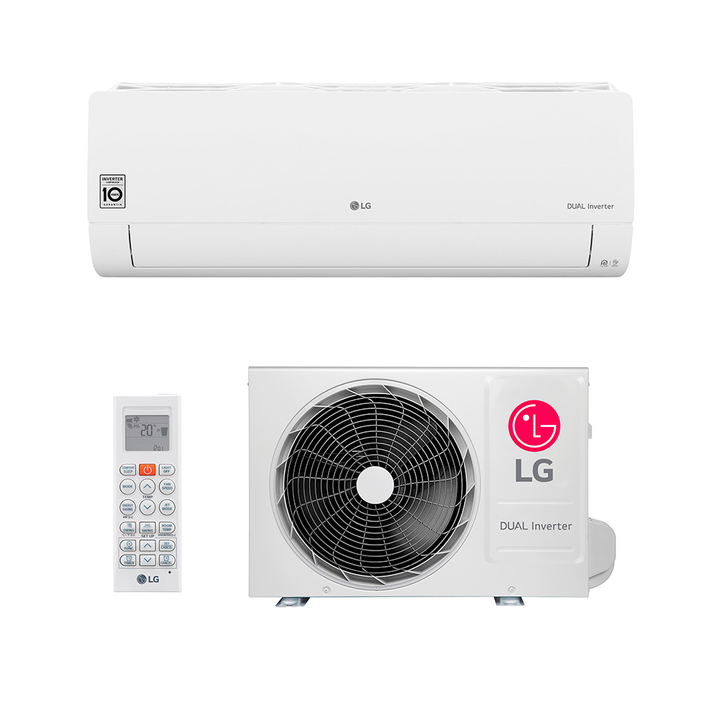 Ar Condicionado Split Hw Inverter LG Dual Voice 12000 Btus Frio 127V S4NQ12JA31G.EB1GAM1 - OUTLET