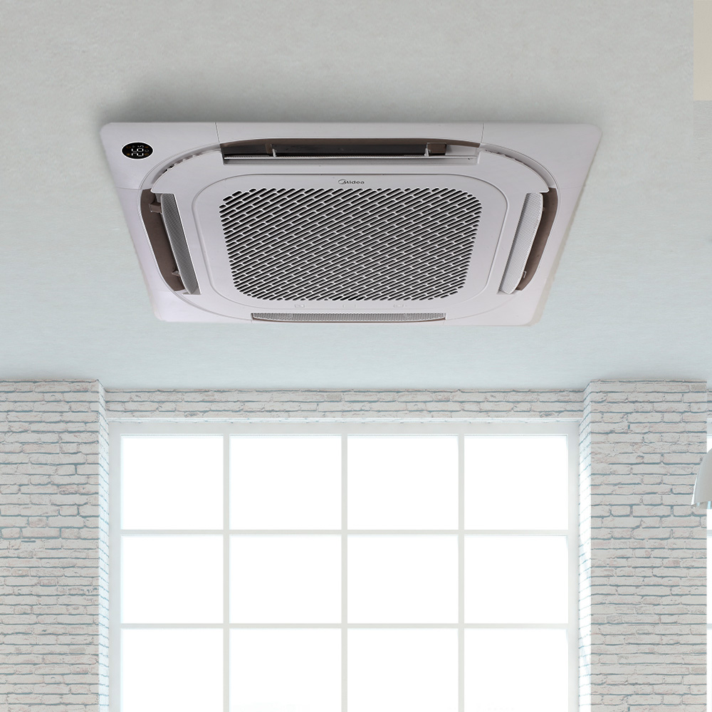 Ar Condicionado Split Cassete 4 Vias - Inverter R-32 - Midea - 60.000 BTUs - Frio - 220V Monofásico