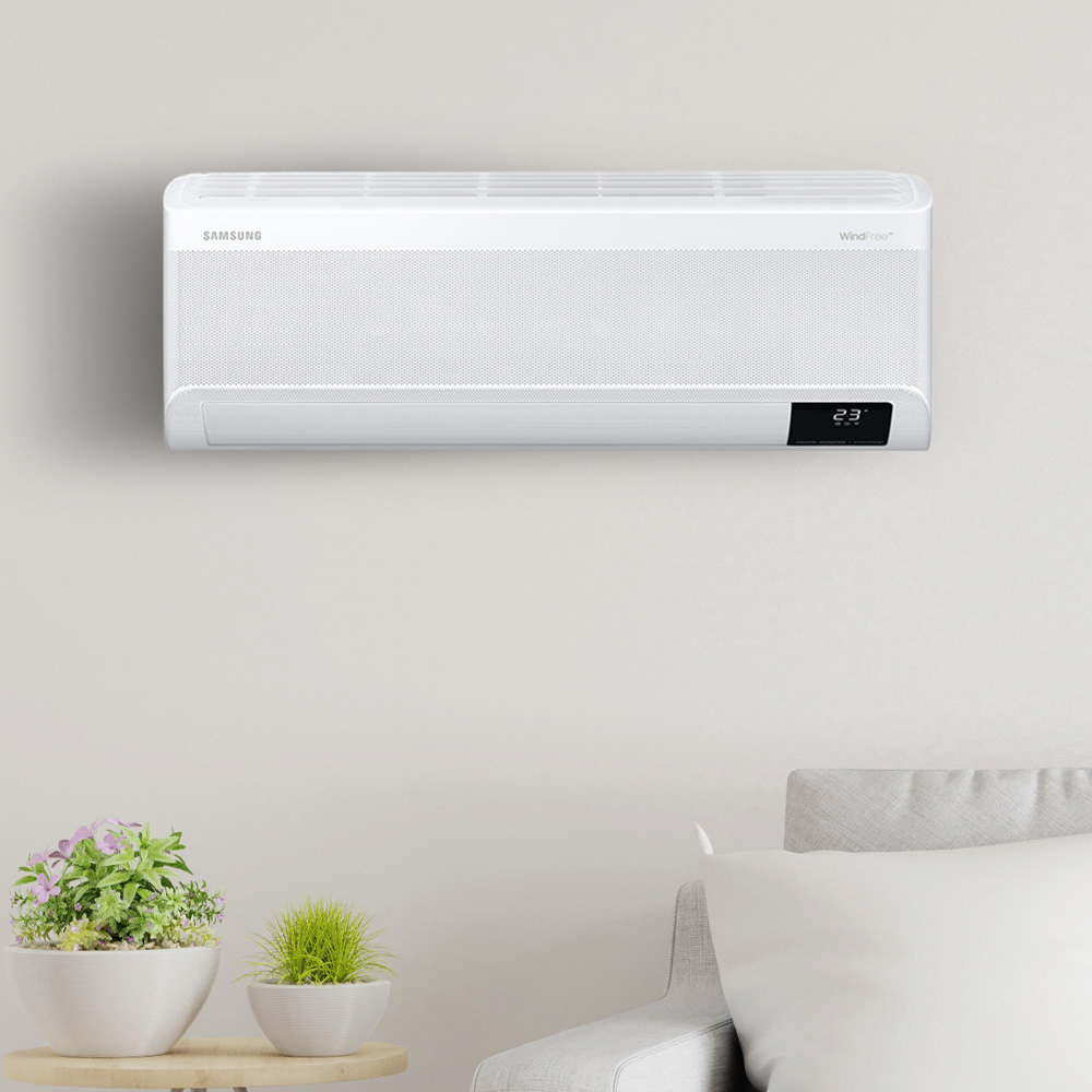 Ar Condicionado Split Inverter Windfree Connect Samsung 12000 Btus Frio 220V Monofásico - AR12CVFAMWKNAZ