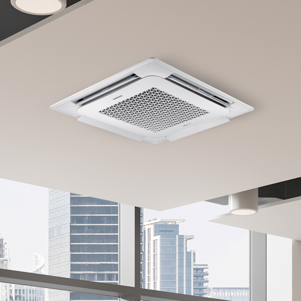 Ar Condicionado Split Cassete - 4 Vias - Inverter R-32 - Samsung - Windfree - 24.000 BTUs - Quente/Frio - 220V Monofásico 
