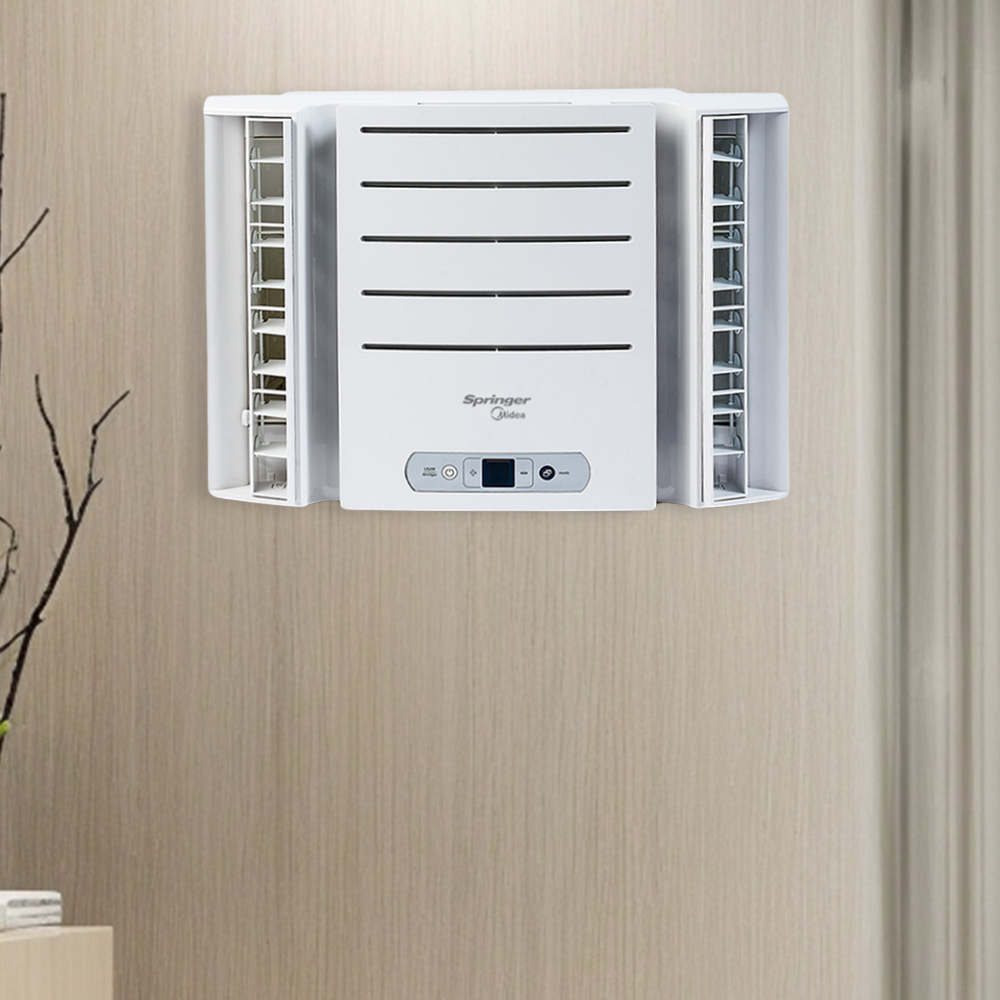 Ar Condicionado Janela - Eletronico - Springer Midea - 10.000 BTUs - Frio - 127V Monofásico Ar Condicionado Janela - Eletronico - Springer Midea - 10.000 BTUs - Frio - 127V Monofásico