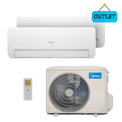 Ar Condicionado Multi Bi Split Inverter Springer Midea 1x9000+1x18000 Btus Quente/frio 220V 38MBBA18M5 - OUTLET