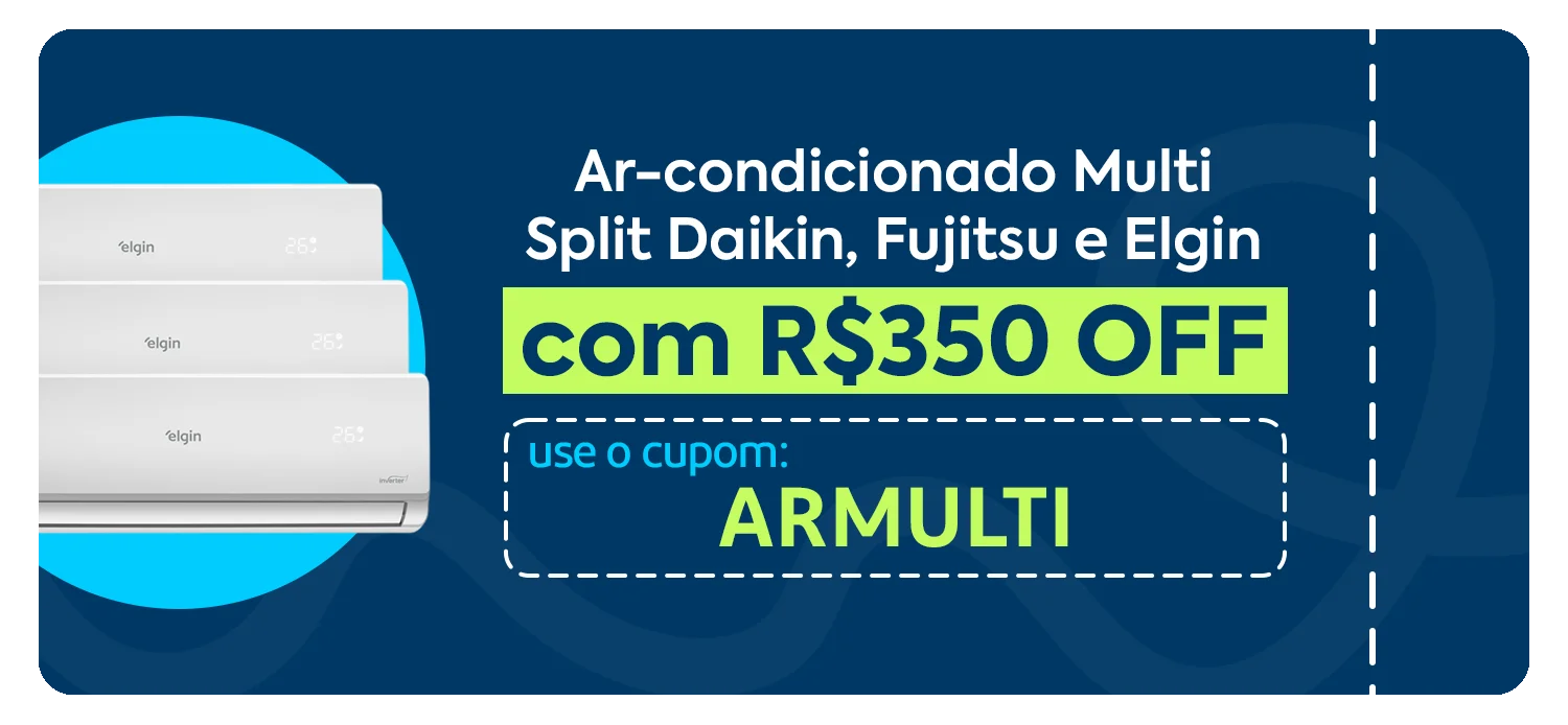 cupom de desconto em ar condicionado multi split