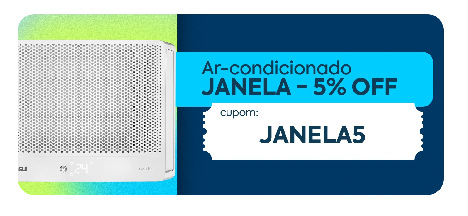 cupom de desconto em ar-condicionado janela