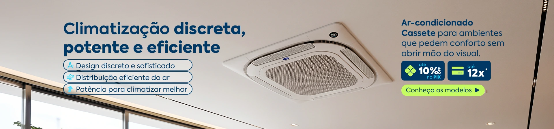 Ar-condicionado Piso Teto em promoção