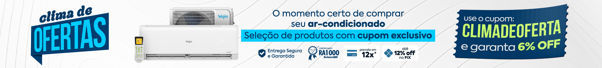 ar condicionado em oferta