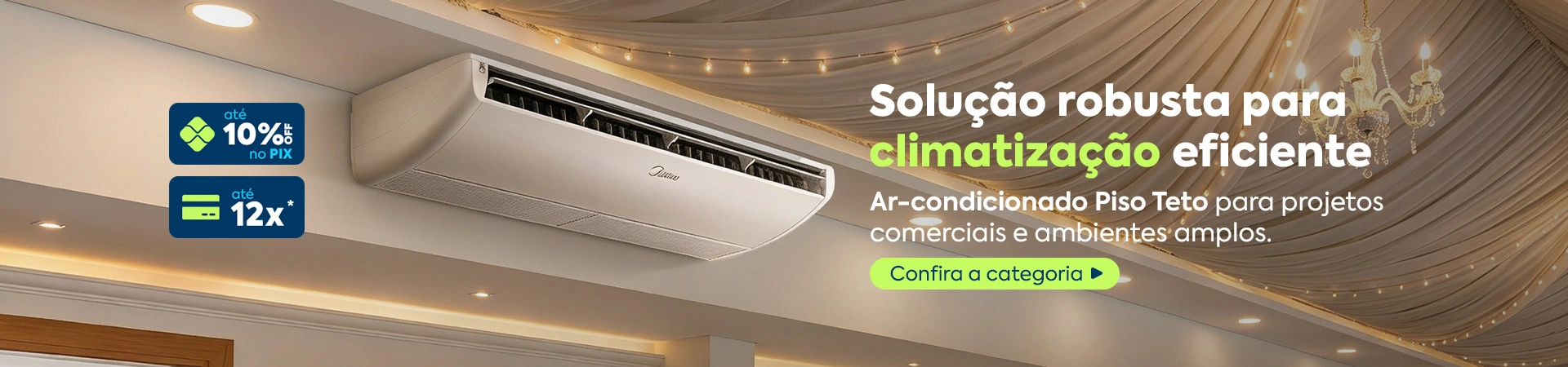 Ar-condicionado Piso Teto em promoção