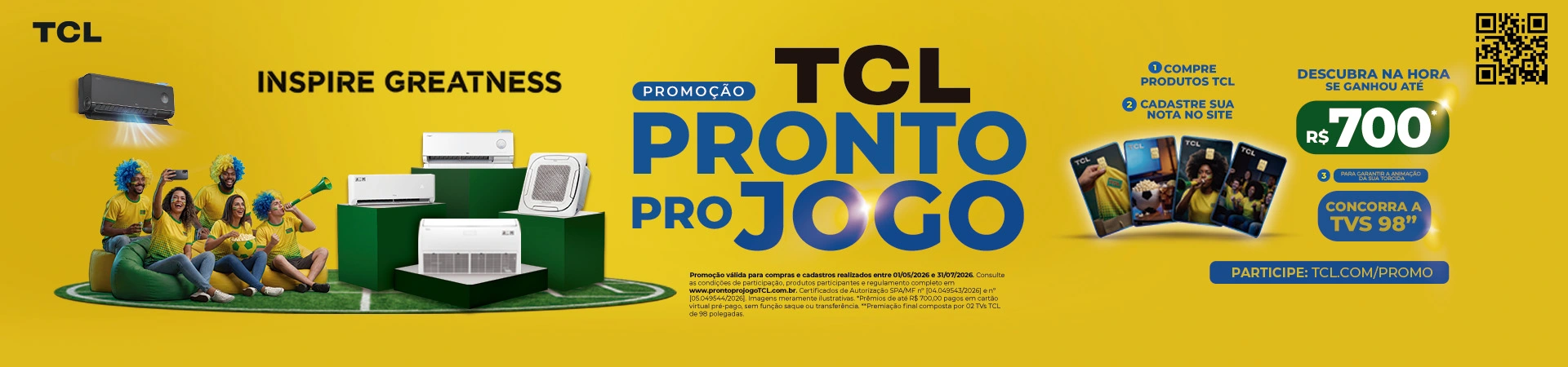 Promo TCL Pronto Pro Jogo