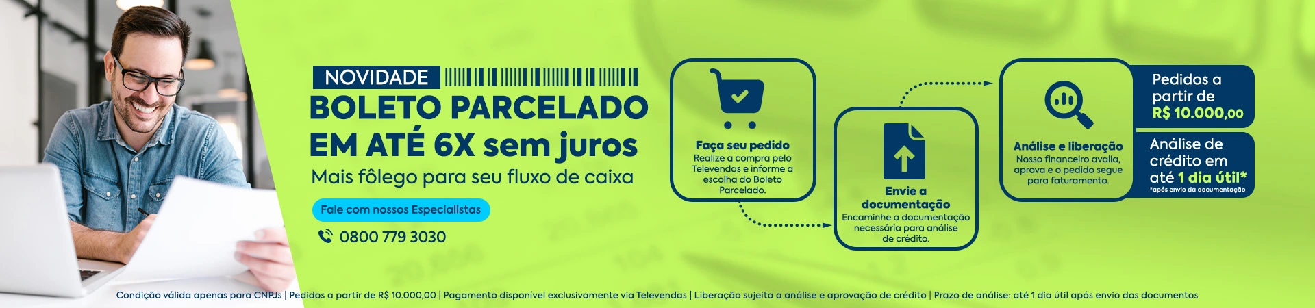 Compre seu Ar-condicionado com Boleto Parcelado