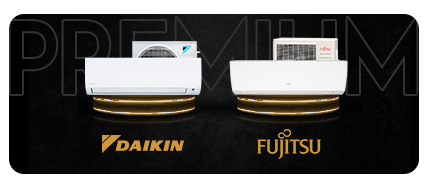 linha premium de ar condicionado com daikin e fujitsu